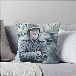 Elliot Smith Walking Landscape Throw Pillow