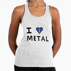 I Love Elliot Smith White T-Shirt Racerback Tank Top