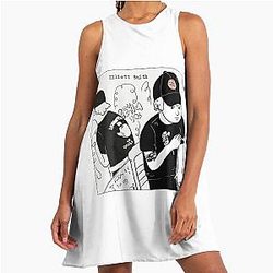 Elliot Smith - Either/Or - album illustration A Line Dress