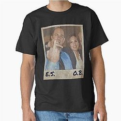 Vintage Elliot Stabler Olivia Benson Middle Finger Classic T-Shirt