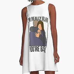 Retro Olivia Benson and Elliot Stabler A-Line Dress Cool Gift