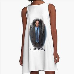 Funny Gifts Elliot Stabler Gift For Music Lovers A-Line Dress