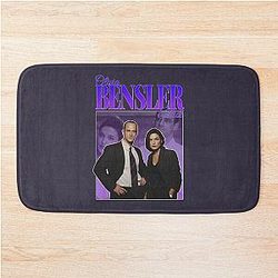 Green Olivia Benson Elliot Stabler 90s Inspired Homage Bath Mat