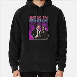 Olivia Benson - Elliot Stabler 90s Inspired Vintage Homage Custom Pullover Hoodie