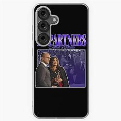 To Partners Olivia Benson Elliot Stabler 90s Inspired Vintage Homage Samsung Galaxy Soft Case