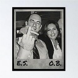 Elliot Stabler and Olivia Benson Poster