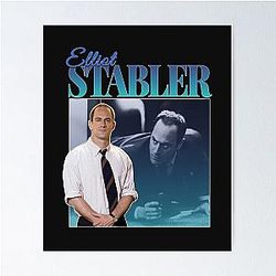 Elliot Stabler 90s Vintage Poster