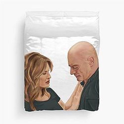 Olivia Benson and Eric Stabler Duvet Cover