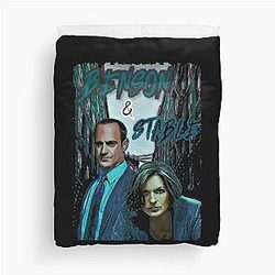 Vintage Olivia Benson Elliot Stabler Cool Gifts Duvet Cover