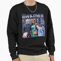 Team Benson-Full Team: Olivia Benson Elliot Stabler 90s Inspired Vintage Homage Pullover Sweatshirt