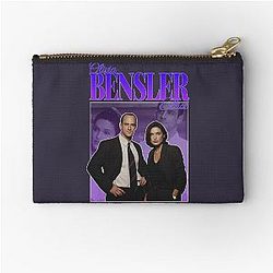 Green Zipper Pouch 90s Inspired Homage Olivia Benson Elliot Stabler