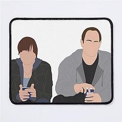 Elliot Stabler and Olivia Benson - Season 8 SVU Mouse Pad