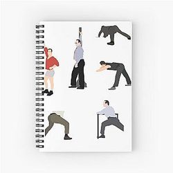 literally just elliot stabler's ass Spiral Notebook