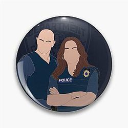 Elliot Stabler and Olivia Benson NY Finest Pin