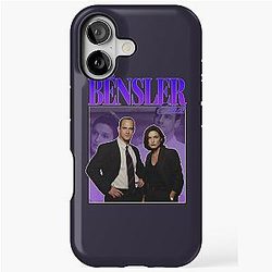 Green Olivia Benson Elliot Stabler 90s Inspired Homage iPhone Tough Case
