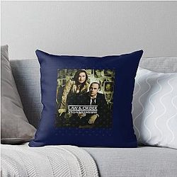Birthday Gift for Olson Benson and Elliot Stabler Throw Pillow