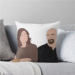Elliot Stabler and Olivia Benson Throw Pillow