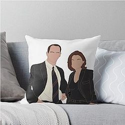 Elliot Stabler and Olivia Benson Throw Pillow