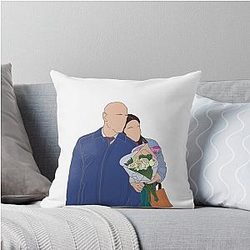 Olivia Benson and Elliot Stabler SVU Mother's Day Throw Pillow