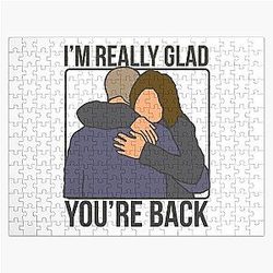 Retro Olivia Benson And Elliot Stabler Jigsaw Puzzle