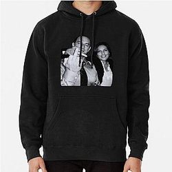 Elliot Stabler and Olivia Benson Actors giving the middle finger meme pullover hoodie