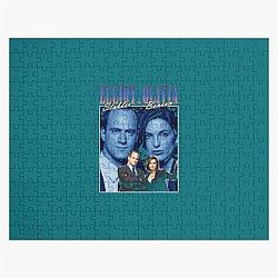 Elliot Stabler and Olivia Benson Vintage 90s Law Order Fan Retro Valentine Couple Tee Puzzle