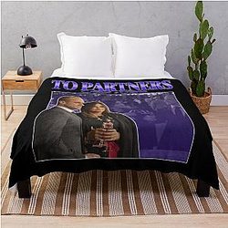 To Partners Olivia Benson Elliot Stabler 90s Inspired Vintage Classic Throw Blanket