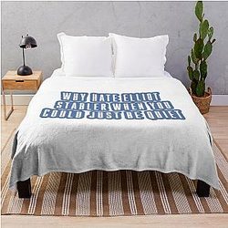 Why Hate Elliot Stabler Throw Blanket