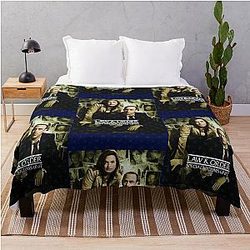 Birthday Gift for Olivia Benson and Elliot Stabler Throw Blanket