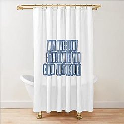 Why Hate Elliot Shower Curtain