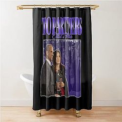 To Partners Olivia Benson Elliot Stabler 90s Inspired Vintage Classic Shower Curtain