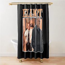 Mens Funny Elliot Stabler Vintage Gifts Movie Fans Shower Curtain