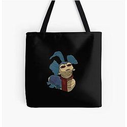 Labyrinth Worm All Over Print Tote Bag