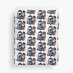 Labyrinth Worm Duvet Cover