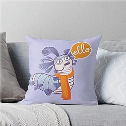Labyrinth Elio Worm Throw Pillow