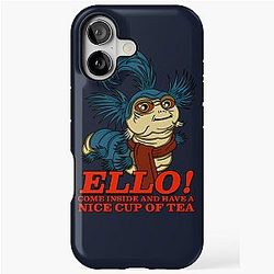 Ello Worm Come and Have a Nice Cup of Tea iPhone Case