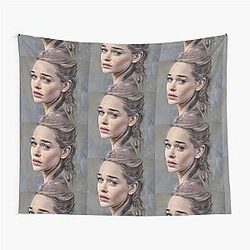 Portrait of Emilia Clarke Tapestry