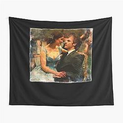 Me Before You Sam Claflin Emilia Clarke Romantic Couple Tapestry