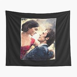 For Women Emilia Clark Me Before You Emilia Clarke Sam Claflin Movie Fan Art Romantic Couple Tapestry