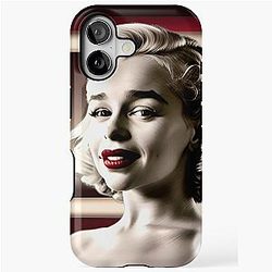 Emilia Clarke As Marilyn Monroe iPhone Case
