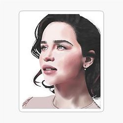 Emilia Clarke Sticker