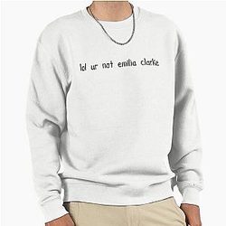 Emilia Clarke Pullover Sweatshirt