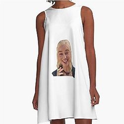 Emilia Clarke A-Line Dress