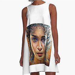 Emilia Clarke A Line Dress