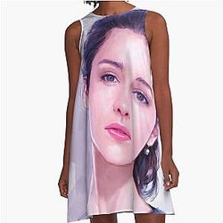 Emilia Clarke A-Line Dress