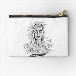 Emilia Clarke Abstract Art Zipper Pouch