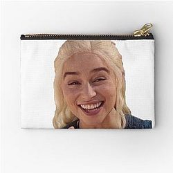 Emilia Clarke Funny Zipper Pouch