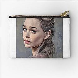 Portrait of Emilia Clarke Pouch