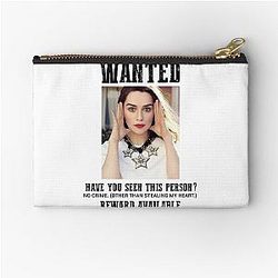 Wanted: Emilia Clarke Zipper Pouch