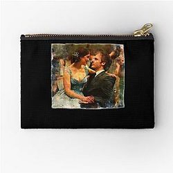 Gift For Men Emilia Clark Me Before You Sam Claflin Movie Fan Art Romantic Couple Zipper Pouch
